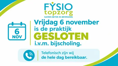 Praktijk gesloten op 6 november (1)